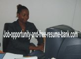job opportunity and free resume bank